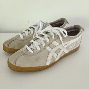 ASICS Onitsuka Tiger Mexico Delegation Sneakers — Beige Suede • Men’s 9.5